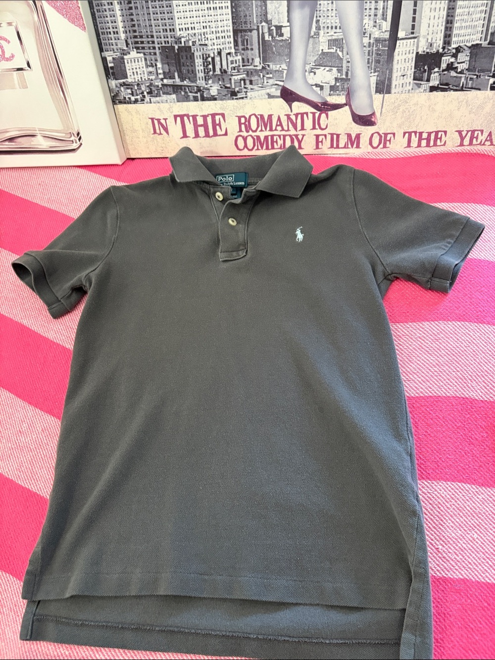 Polo by Ralph Lauren Dark Green Short Sleeve Polo with Light Blue Pony - Picture 2 of 5